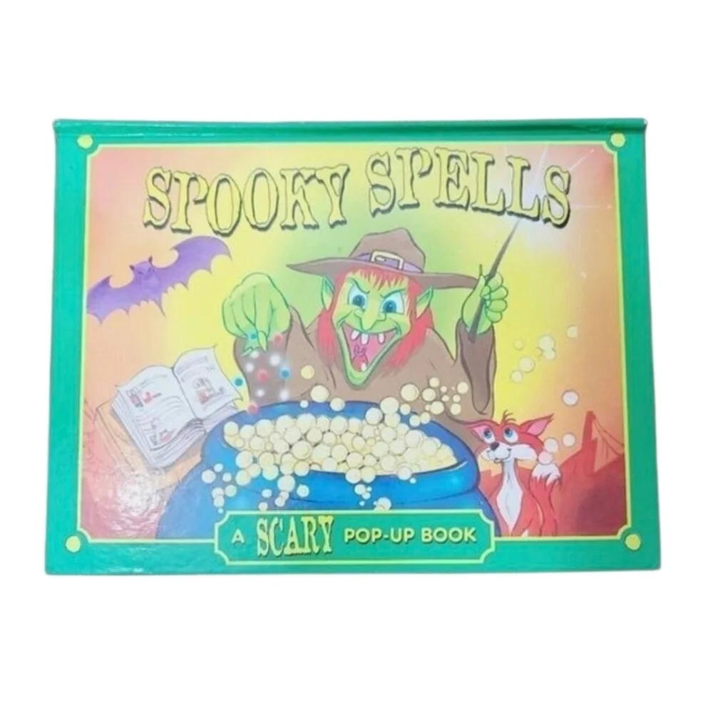 Vintage 90s 1997 Grandreams USA Scary Halloween Pop Up Book
